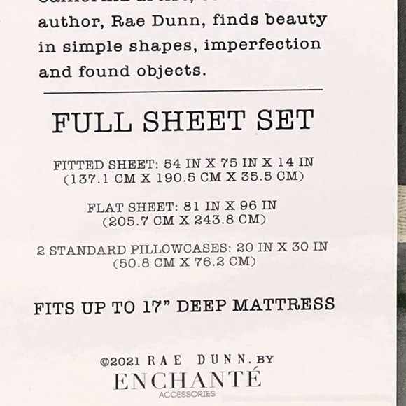 RAE DUNN CHRISTMAS 4-pc Full Size SHEET SET - Snowman Car Tree - Picture 2 of 2